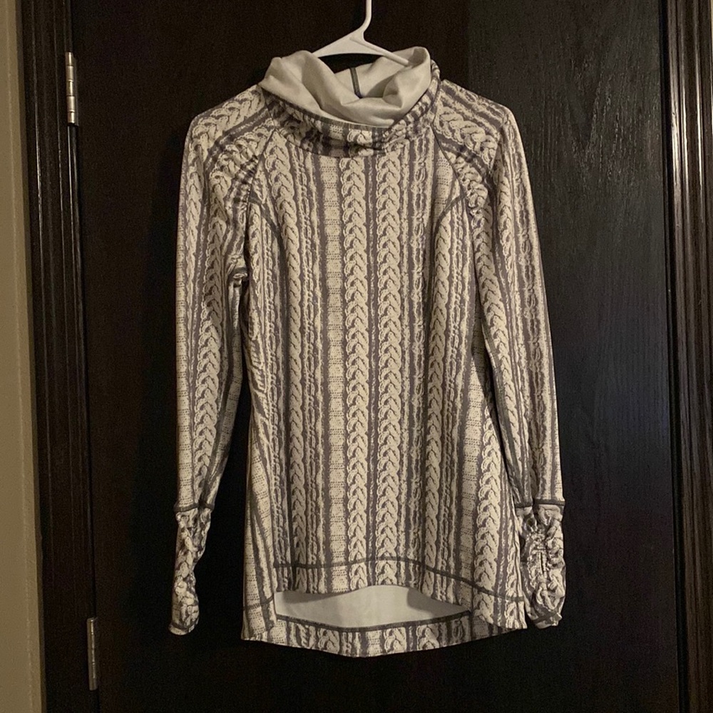 Women’s cowl neck sweatshirt